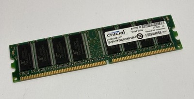 1GB Crucial CT12864Z40B.S16TY PC3200U 400MHz DDR1 Non-ECC Computer Arbeitsspeicher RAM