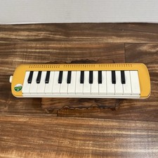Yellow SUZUKI Keyboard Harmonica Melodion Study II 25 INCOMPLETE