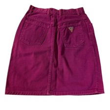 Vintage Guess Georges Marciana Denim skirt tag 28  24 