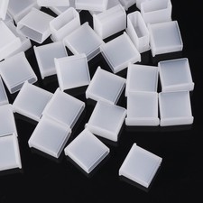 50 Pcs Transparent Plugs for USB Port Dust Protection on Laptops