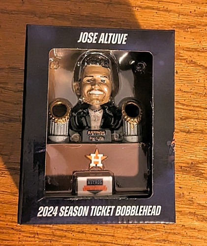 New! Unopened 2024 Jose Altuve Bobblehead STH Limited Edition "Astros for Life"