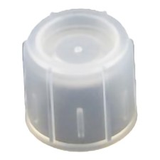Globe Scientific Tube Closure Two-Position Snap Cap Natural Polyethylene 1000