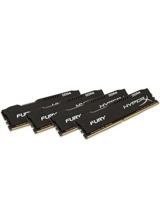 Ram: HyperX HX424C15FBK4/16 Fury Schwarz DDR4 16GB 2400MHz