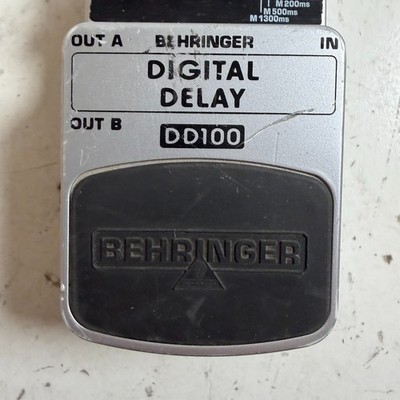 Behringer DD-100 デジタルディレイ Behringer Digital Delay DD100 Gray 24-bit Echo Stereo Effects