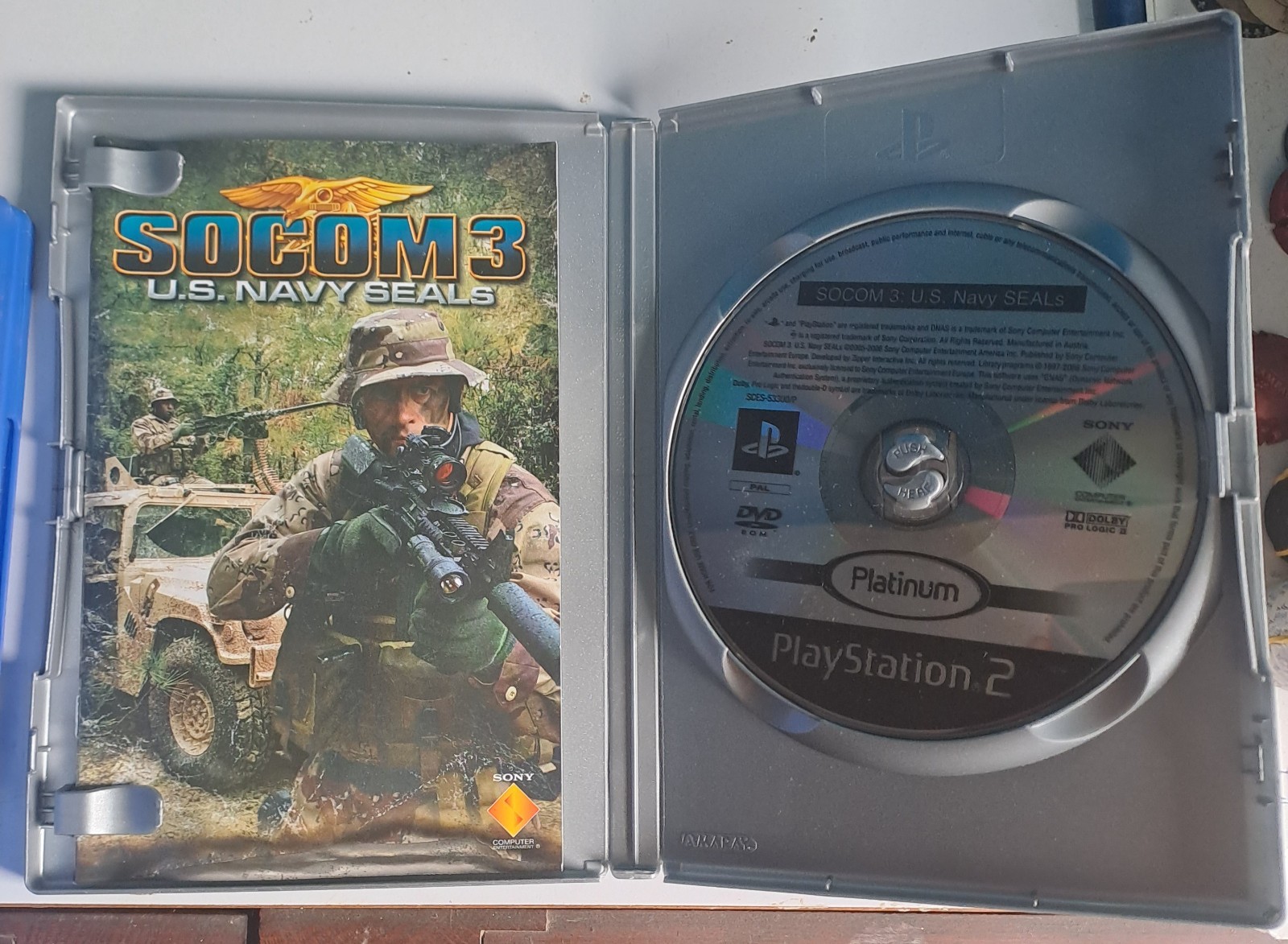 Jeu PS2 Socom 3 US NAVY SEALS avec notice playstation 2 retro vintage video