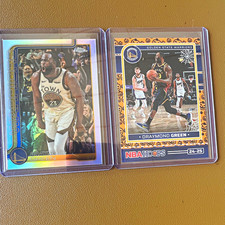 Marketplace image: Topps Draymond Green Warriors Chrome Superfractor + Hoops 2-Card Lot