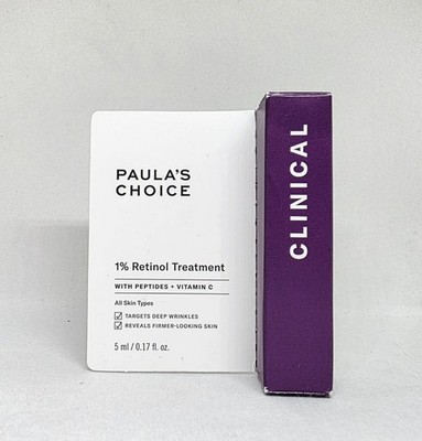 Paula's Choice 1% Retinol Behandlung mit Peptiden + Vitamin C, 5 ml. Neu.