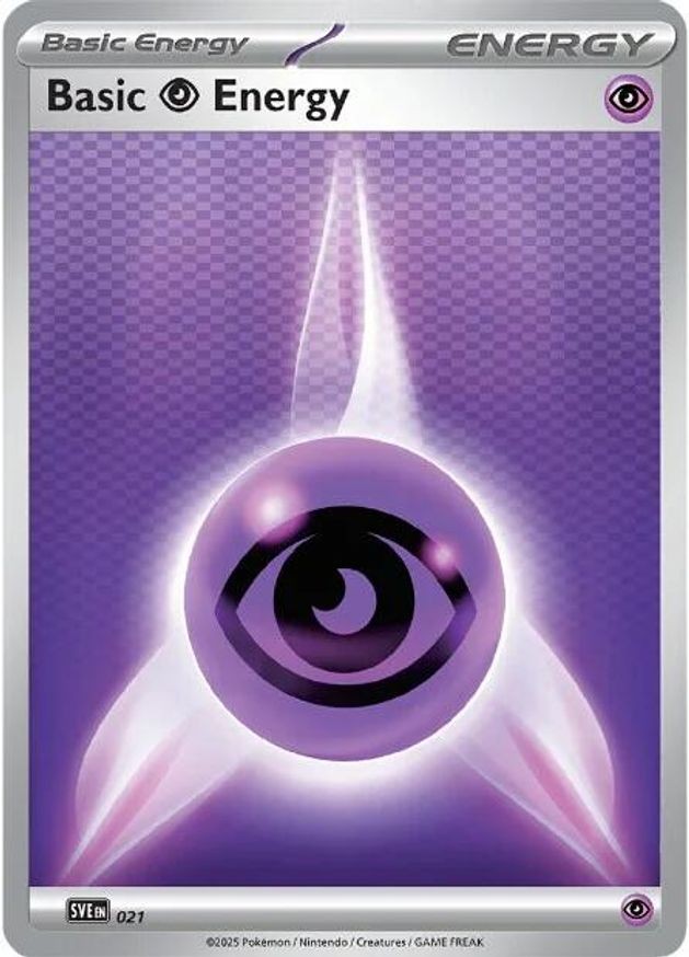 Pokemon Basic Psychic Energy (21/88) Scarlet & Violet Energies NM REVERSE HOLO