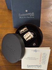 EBERHARD CHRONO4 TEMERARIO PANDA REF. 31047 AUTOMATIC BRACCIALE ACCIAIO FULL SET