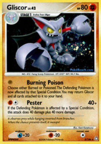 Gliscor - 5/146 - Holo Rare LP, English Pokemon Legends Awakened