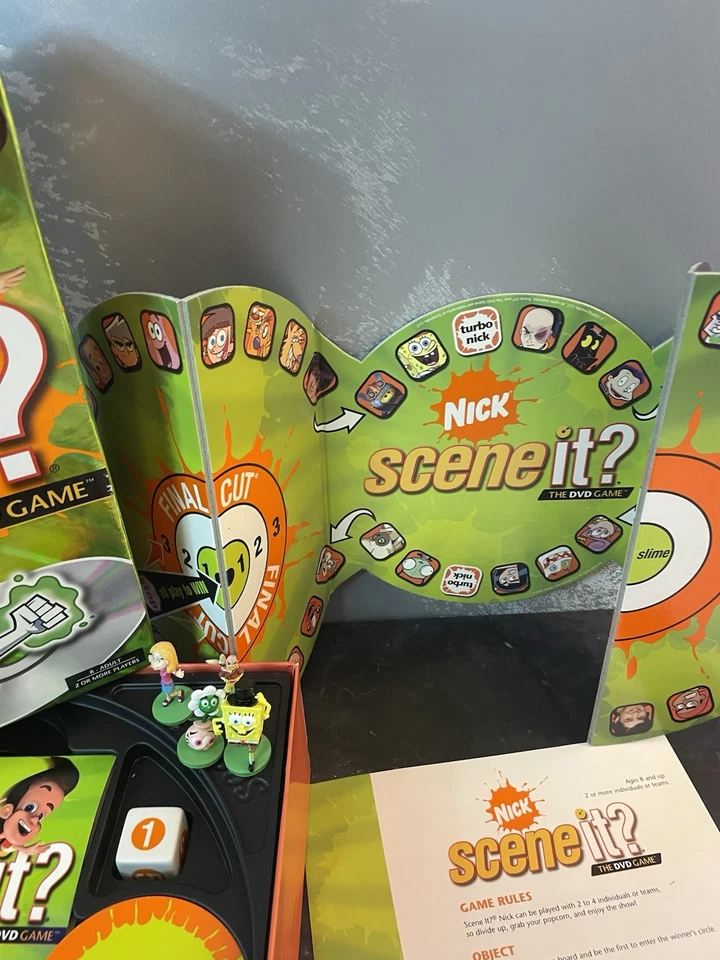 Nick Scene It Interactive DVD Board Game Nickelodeon By Screenlife Complete GC - Image 4 of 4