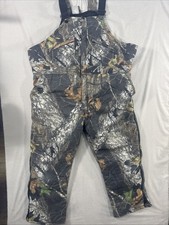 Wolf Mountain Huntingwear Bib Overalls XL Camo Insulated Mossy Oak Men’s