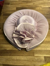 Lilac Purple Elegant Hat Perfect For Wedding, Red Hat Society, Or Tea Party
