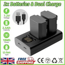 2pciec NP-FZ100 Battery + Charger for Sony Alpha A9 A9R A7R A7C III  A7R IV A7R3