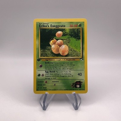 Pokemon 1st Edition Gym Heroes - Erika's Exeggcute 43/132 - Uncommon - NM