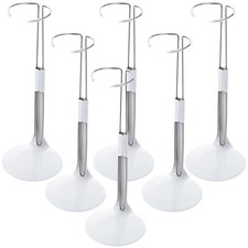 Yaocom 6 Pcs Adjustable Doll Stands for 12 Inch to 18 Inch Dolls Display Stan...