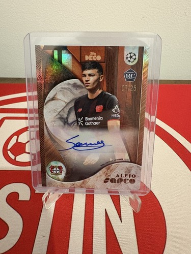 2025-26 Topps UCC DECO Alejo Sarco RC Auto /25