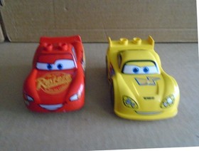 Duplo Lego #6133 Disney Cars Race Day McQueen Jeff Gorvette Complete O28