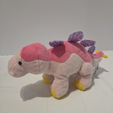 GANZ Webkinz Bubblegumasaurus Plush Dinosaur No Code