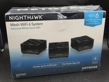 NETGEAR Nighthawk MK6W Whole Home Mesh WiFi 6 AX1500 Router - New Sealed