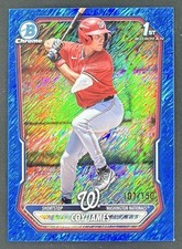 2026 Bowman Coy James #BCP-33 Chrome Blue Shimmer Refractor /150 1st Prospect