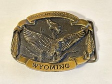 Belt Buckle - Wyoming