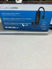 OUTDOOR PLUG IN SWITCH BOX  PD-15OUT-BL  (BLACK FINISH)