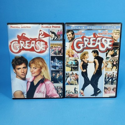 Grease & Grease 2 DVD Rockin' Rydell Edition Musical Travolta 1977, 1982 Movies