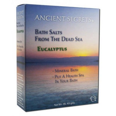 Dead Sea Bath Salt Eucalyptus 1 Lb   by Ancient Secrets