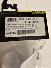 Acerbis 2113710002 Lower Fork Cover Set White...