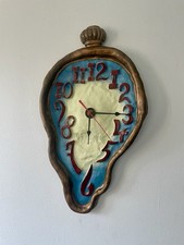 Inspired by Works Of Art by Salvador Dali Melting Wall Clock Montre Molle 1990’s