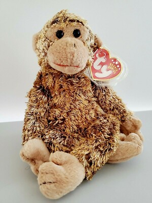 TY Beanie Baby Bonsai Monkey #4567 New w/ Tags Tag Cover