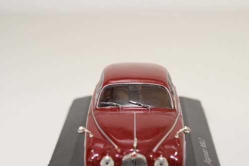 A76 1:43 ATLAS JAGUAR COLLECTION JAGUAR MK2 MKII MAROON MIB - Imagen 6 de 15