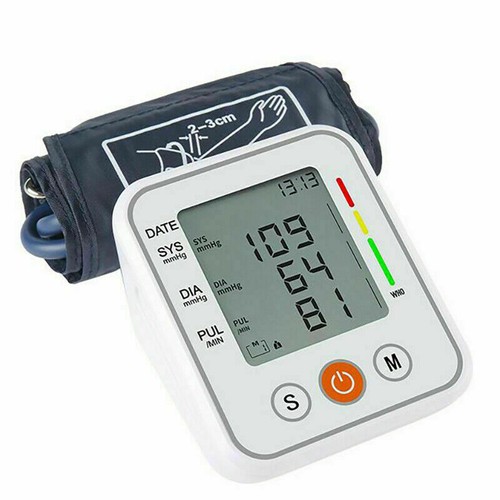 Monitor automático de presión arterial en la parte superior del brazo máquina medidor puño digital - Imagen 10 de 12