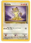 Meowth 56/64 Jungle Unlimited Pokemon Card