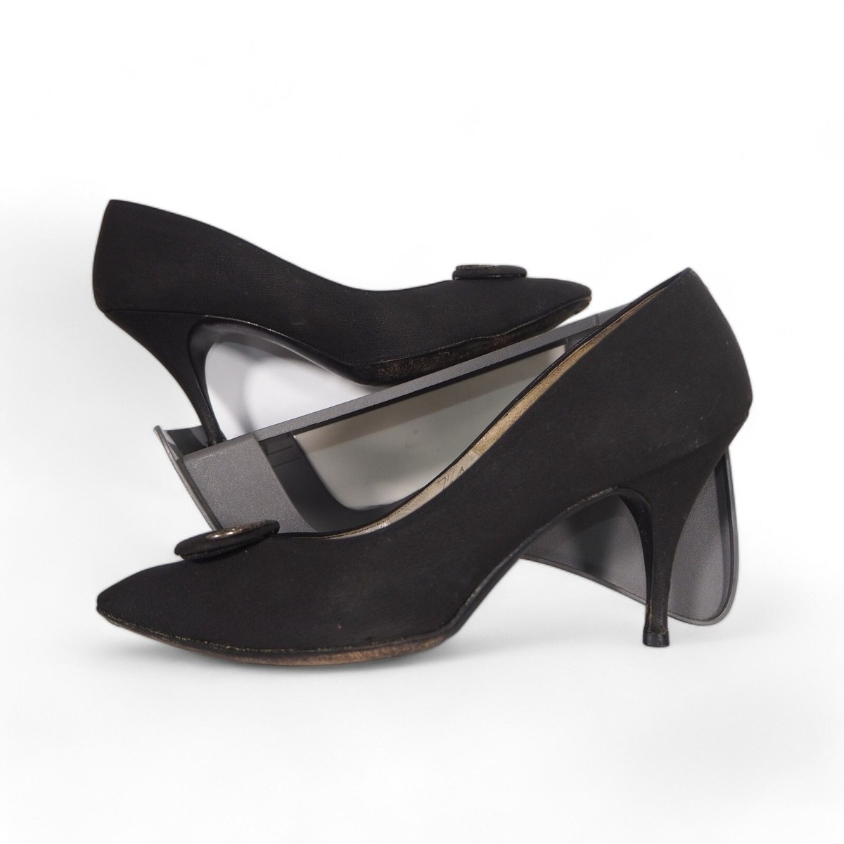 I.Miller Vintage 60/70s Pointed Close Toe Pump Heels Black I.Miller Vintage 60/70s Pointed Close Toe Pump Heels Black