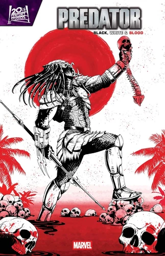 Predator Black White Blood #2 2025 Marvel Comics  Howell CVR A Presale 08/06
