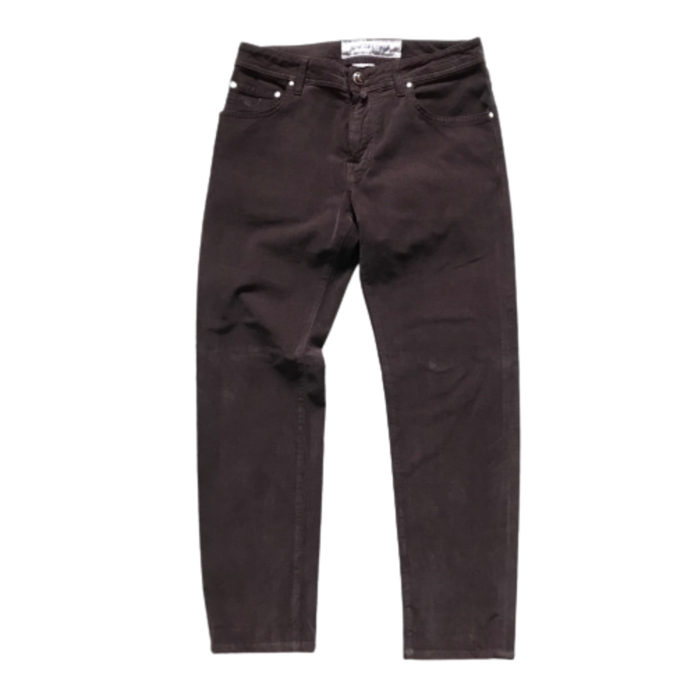 Jacob Cohen Style 625 Jeans Mens 32 Bordeaux Wine Straight