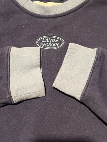 Land Rover Sweatshirt Large Kids Size 10 Blue Off Road SUV 90S Crewneck Vintage - Picture 5 of 12