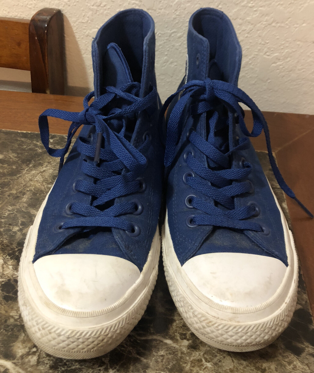 Converse All Star Blue Hi Tops Mens Sz 