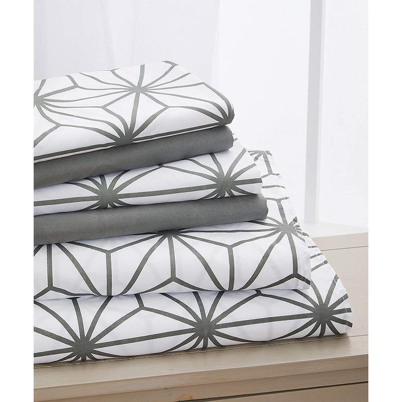 Full Bed Sheets Set 1500 Thread Count Microfiber Cooling Comfortable