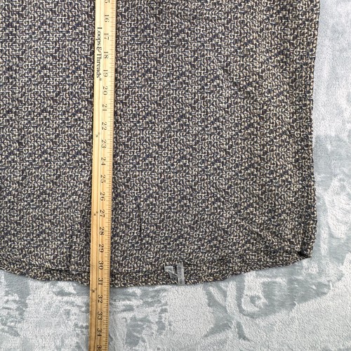 Jhane Barnes Dress Shirt Mens Large Brown Button Up Woven Japan Shirt - Picture 5 of 13