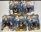Vintage 2001 Popeye The Sailor Figures Complete First Series Lot Of 5 Mezco Toyz