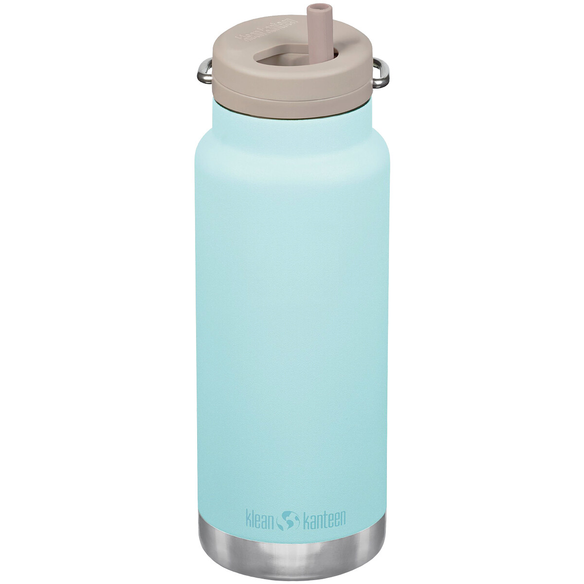 Klean Kanteen TKWide 946ml Bottiglia Acqua Isolante Twist Cap w/Straw Blue Tint