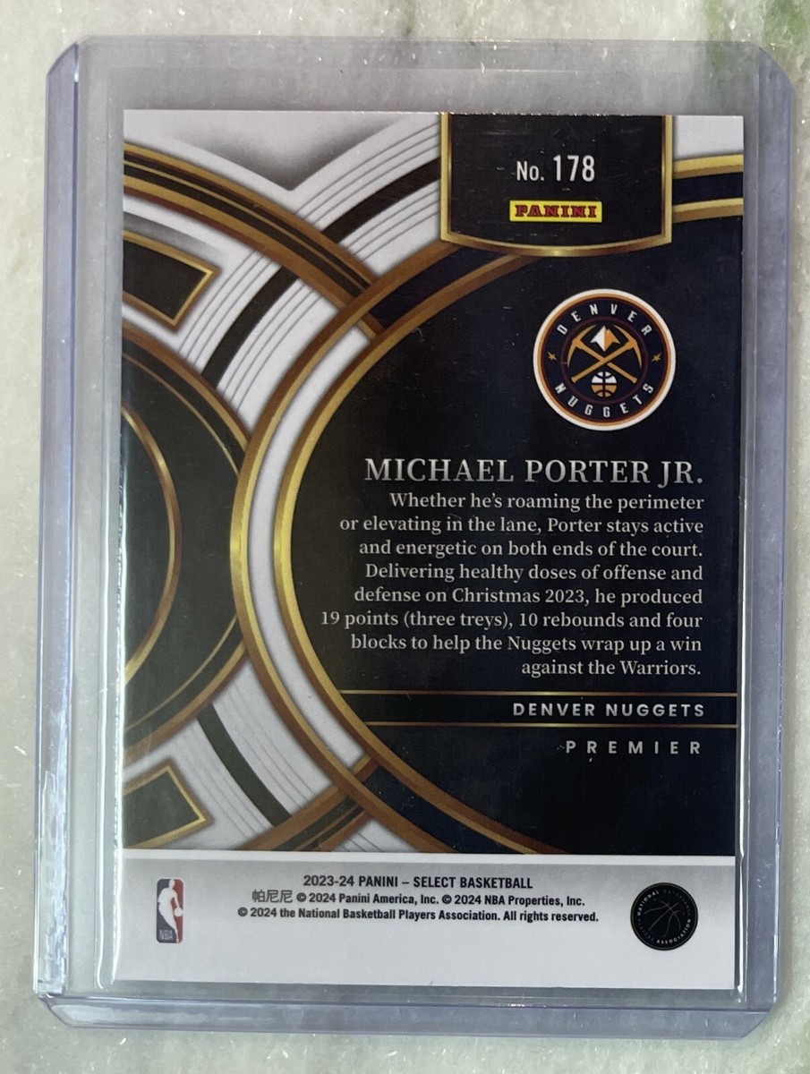 2023-24 Panini Select Basketball Michael Porter Jr. Premier