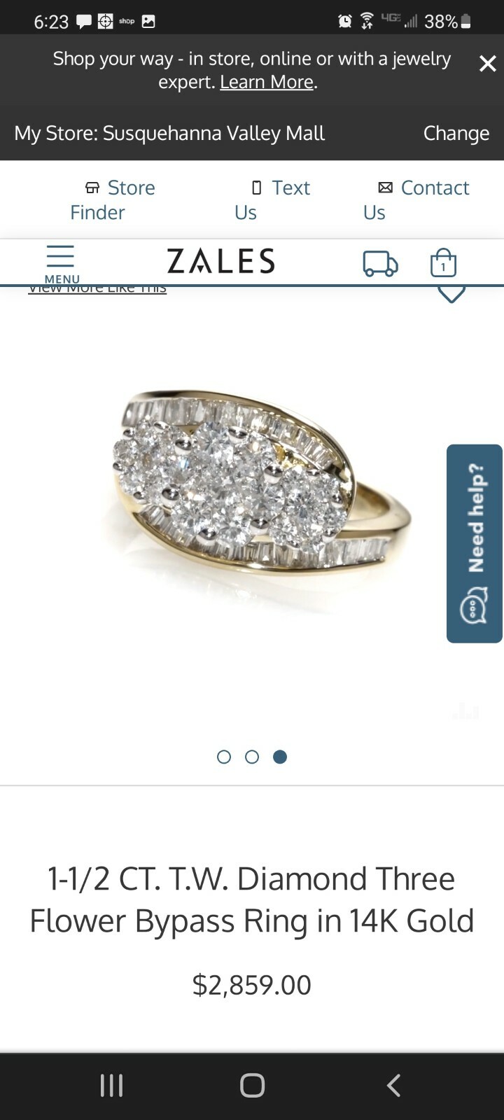 Multi Stone Diamond Ring - image 4