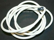 94 in. Long White Coaxial Cable Video Wire Cord TV Line Connector 7 ft. 10 in.