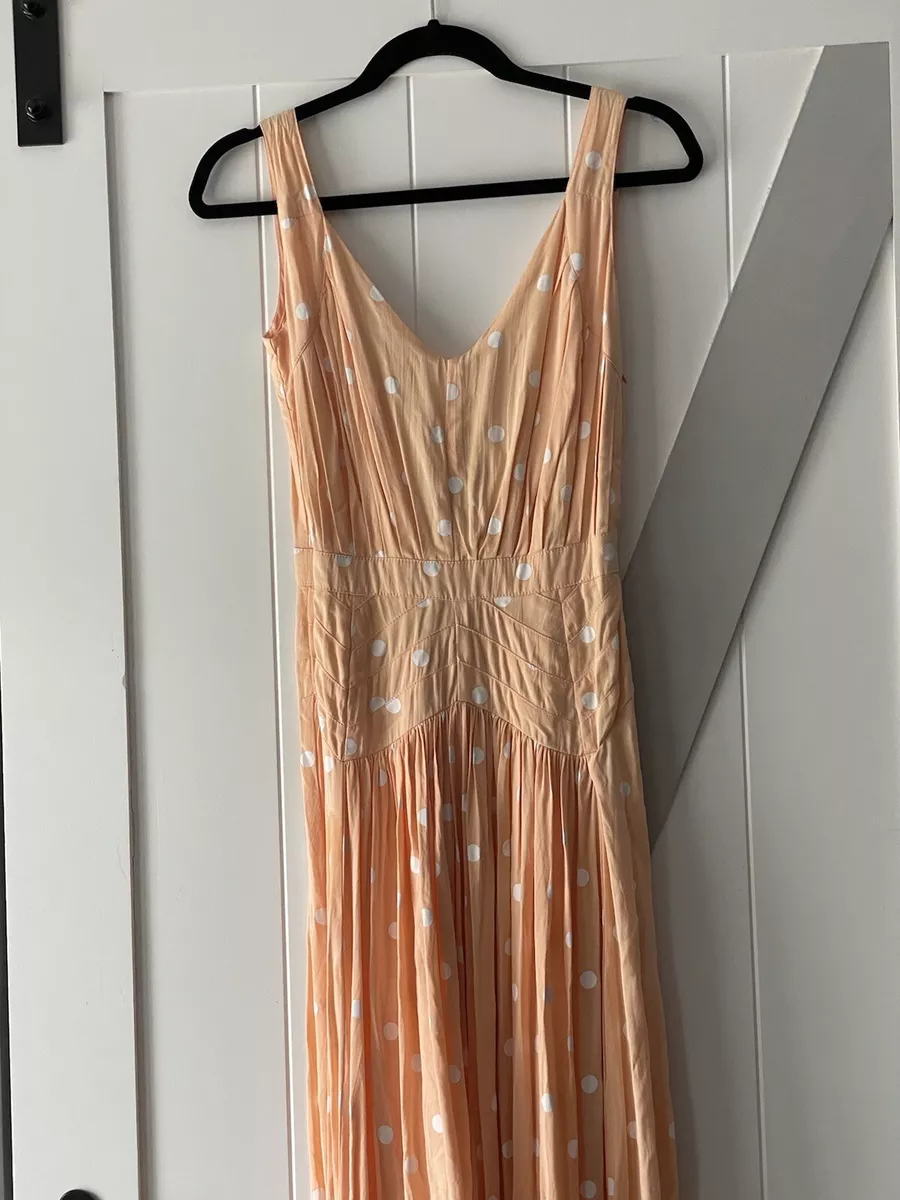 BNWT Paddo To Palmy Womens Dress Size 0 XS Long Resort Beach Peach