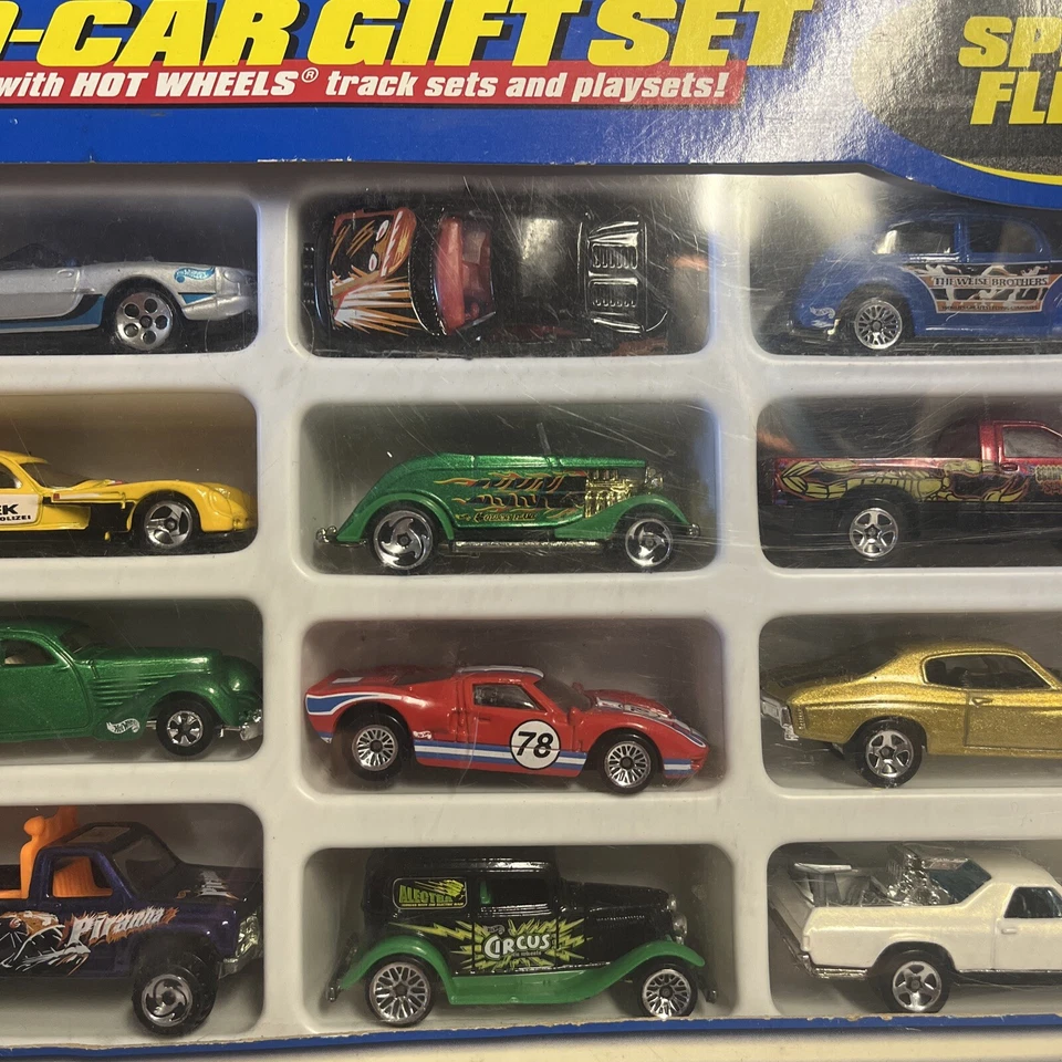 Raro 2000 Mattel Hot Wheels Turbo Force 20 Coche Paquete de Regalo Set 9 ELECCIÓN DE COLECCIONISTAS Foto 4 de 4