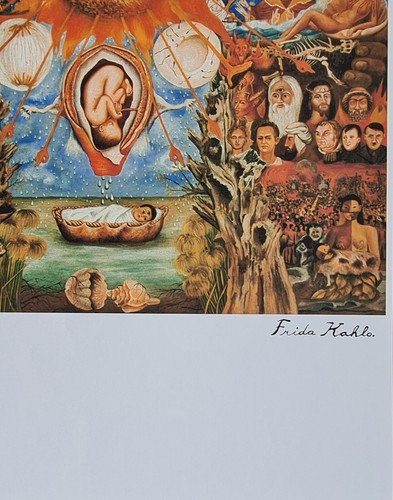 FRIDA KAHLO * Moses or The Core..* 70 x 50 cm * Lithografie * limitiert # 58/250 - Picture 8 of 9
